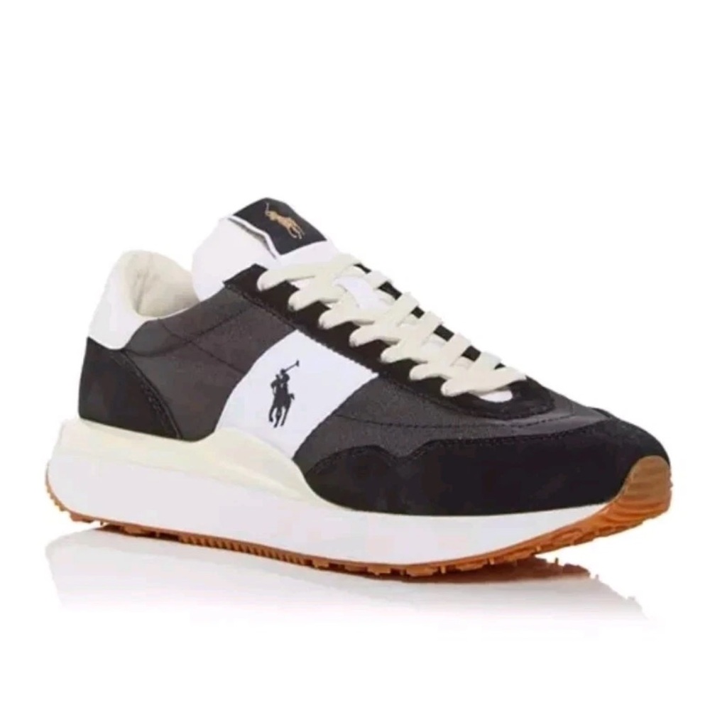 Polo by Ralph Lauren Black and White Men's Sneakers